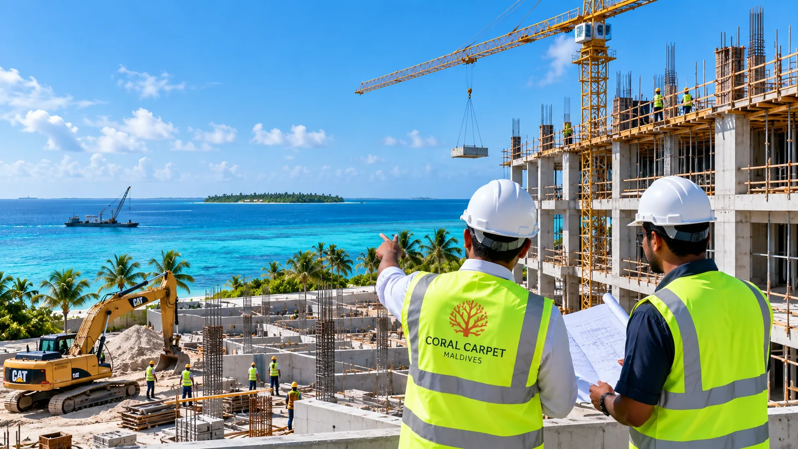 General construction and project coordination in the Maldives